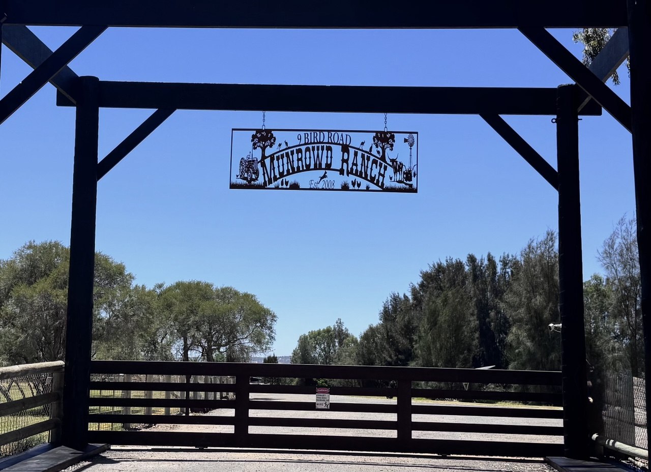 Ranch entrance